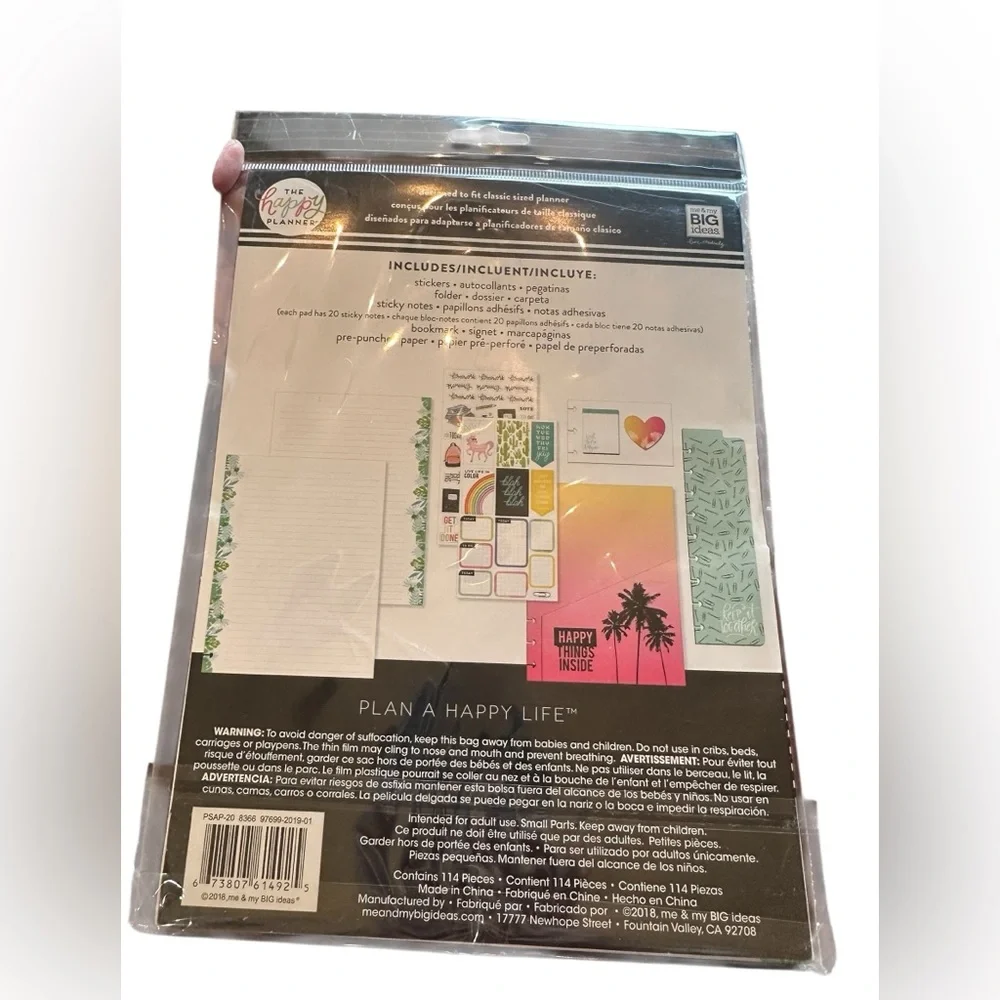 The Happy Planner Classic Size Planner Accessories Pack